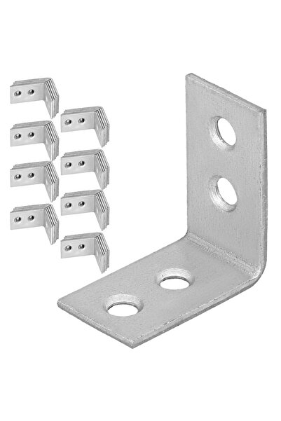 KOTARBAU Colțar de dulgherie, Conector de construcții, Oțel, Galvanizat, 30x3...