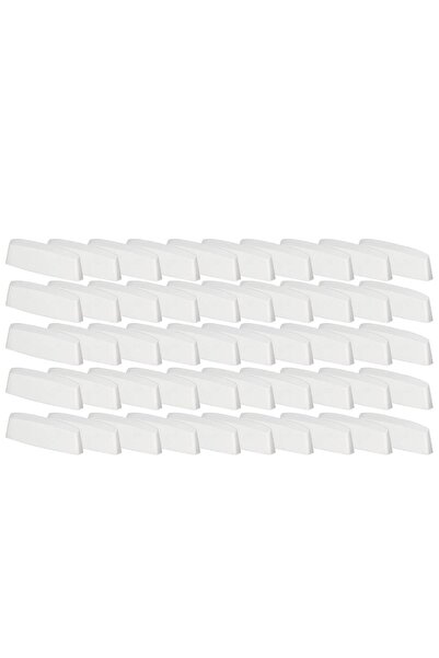 KOTARBAU Capac de scurgere pentru ferestre din PVC, Capac alb, 36 mm, Set de 50