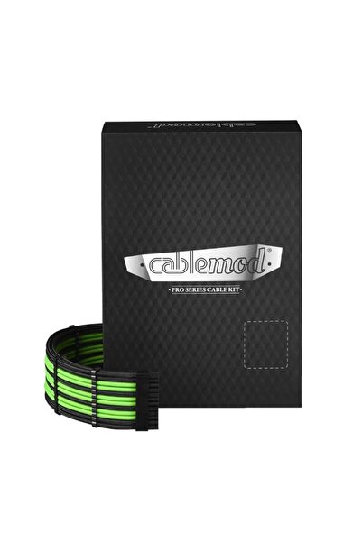 CableMod PRO ModMesh Κιτ Καλωδίων CM-PCSR-FKIT-NKKLG-R Μαύρο/Πράσινο