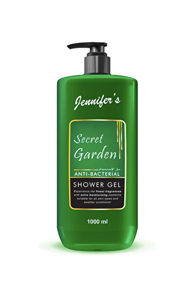Jennifer's Secret Garden Anti-Bacterial Shower Gel 1 Liter (Pack of 3) - Extr...