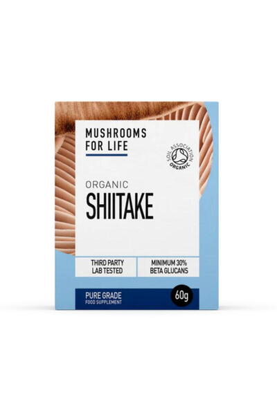 MushroomsForLife Pulbere din Extract de Shiitake 1000mg 60g