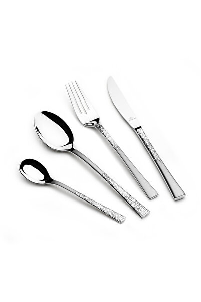 Arshia 95-Piece Matte Stainless Steel Cutlery Set | Premium 18/10 Flatware Co...