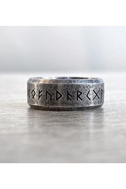 Viking Nordic Runic Alphabet Design 316L Stainless & Tarnish Resistant Number...