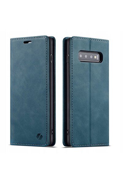 spacecase Husă tip carte din piele pentru Galaxy S10, cu funcție portofel și ...