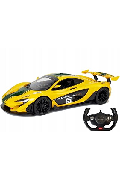 Rastar Mașină McLaren P1 GTR cu telecomandă, galbenă, 1:14