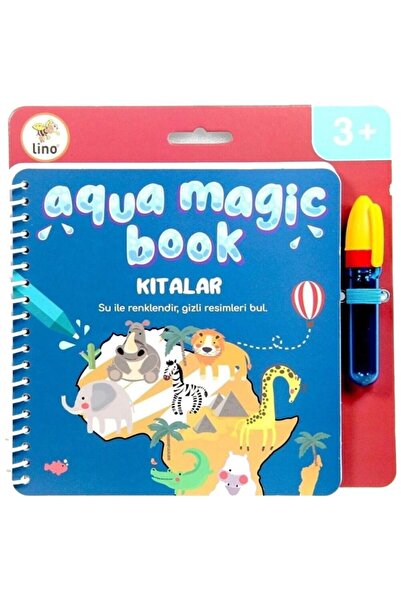 Lino كتاب أكوا ماجيك للرسم السحري للقارات TFL-1001