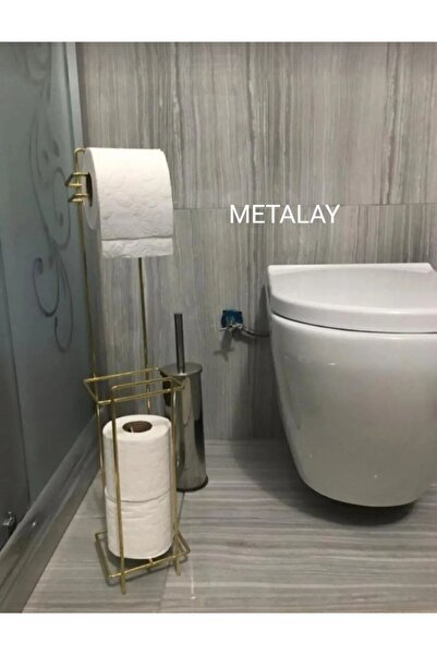 buççin online mağaza Tuvalet Kağıtlık Ayaklı Wclik , Peçetelik Banyo Aksesuar...