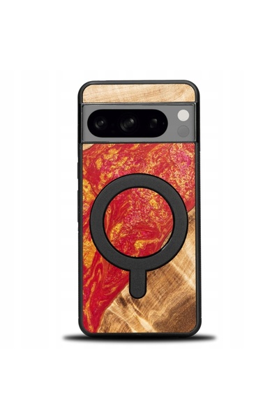 BewooDesign Husă Bewood Unique pentru Google Pixel 8 - Neons - Paris cu MagSafe