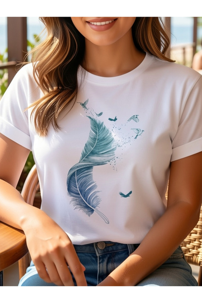 121 100% Cotton Short Sleeve Women's Shirt / Loose Design / Summer Shirt / Pr...