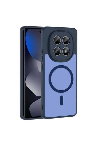 Microsonic Xiaomi Redmi Note 15 4g Compatible Case Magsmoke Neo Navy Blue