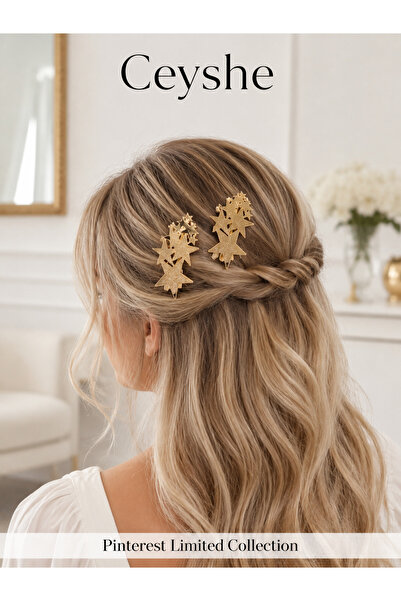 CeyShe Pinterest 2-pack من النجوم الذهبية اللامعة المستوردة والمطلية بالذهب ا...