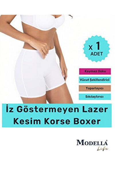 Modella Life 2 Size Slimming High Waist Seamless Boxer Shorts - Firming Shaper