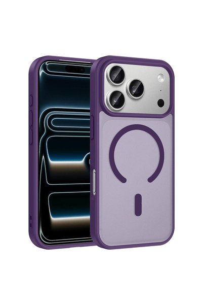 Microsonic Case Compatible with Apple iPhone 18 Pro Max Magsmoke Neo Deep Purple