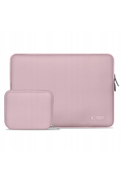 NO BRAND Husă laptop TECH-PROTECT Neoslim 13-14 inch Roz + Geantă pentru acce...