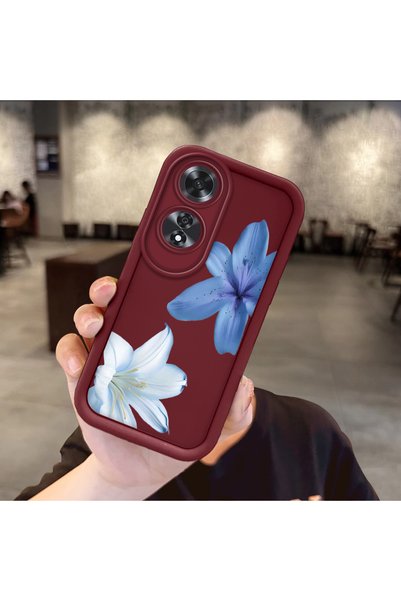 Hontinga حافظة متوافقة مع OPPO A60، حافظة حماية للكاميرا، حافظة هاتف من السيل...