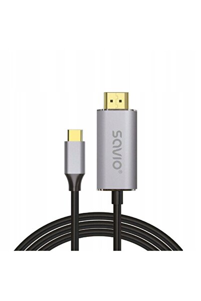 NO BRAND Cablu USB Tip-C - HDMI SAVIO CL-171 4K 2 m