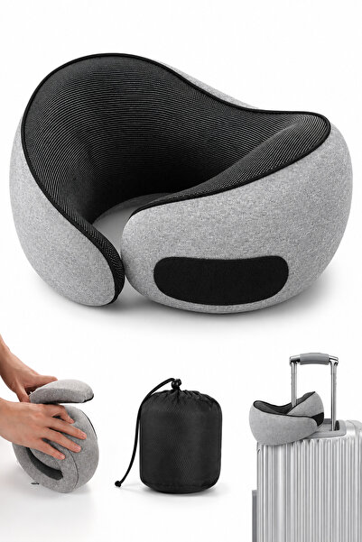 VİSCOLAB Helix Visco Seyahat Boyun Yastığı – 360° Destek, Katlanabilir