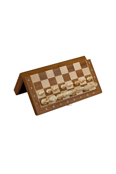 Sunrise Chess & Games Magnetic CHESS Top Bottom Set 31cm (mahogany/maple)