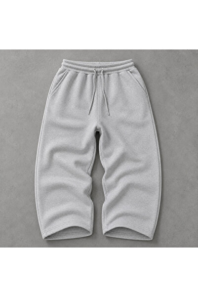 Modivibe Unisex 3 Threaded Ribbed Baggy Sweatpants – Premium Oversize Basic