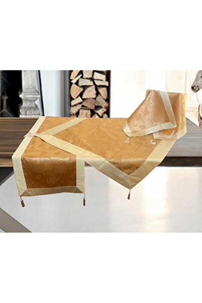 Linea Home Σετ τετράγωνων σχημάτων 7 τεμαχίων. Σατέν Ζακάρ με διακοσμητικά στ...