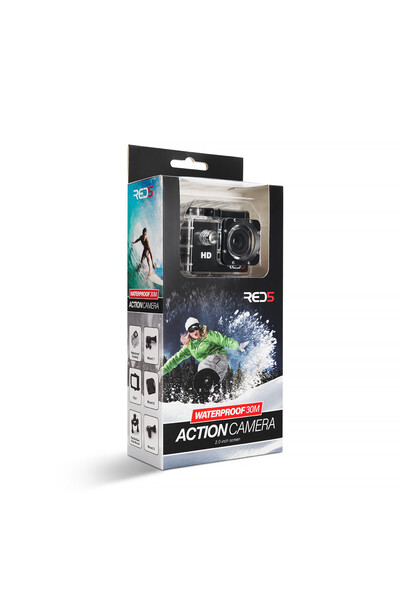 OEM The Source - RED5 Action Camera Αδιάβροχη έως 30m με Σετ Στήριξης