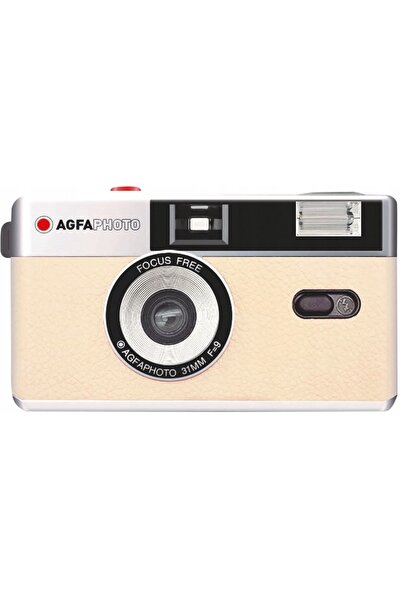NO BRAND Aparat analog AGFAPHOTO Camera reutilizabilă Bej
