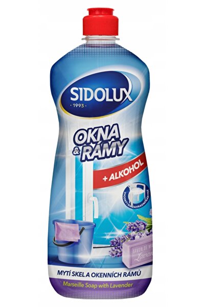 NO BRAND SIDOLUX Soluție de curățat geamuri săpun de Marsilia cu lavandă 1000 ml