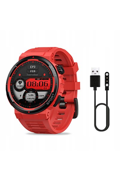 NO BRAND Ceas inteligent ZEBLAZE Ares 3 Plus Roșu