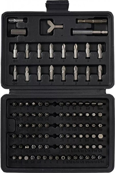 Heinner Set 100 biți si adaptor CTSM012 material crom-vanadiu