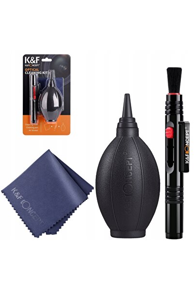 NO BRAND Set de curățare K&F CONCEPT 3 în 1 KF4157 pentru optică