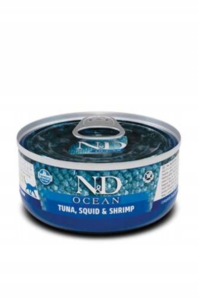 NO BRAND Hrană pentru pisici Farmina Ocean Tuna cu calamar și creveți 70g