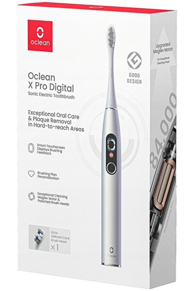 Oclean Periuță de dinți sonică X Pro Digital Argintie