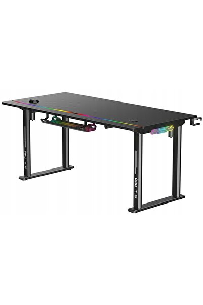 COBRA Birou de gaming Electra S CRF1621ELBKRGB Negru 160 cm