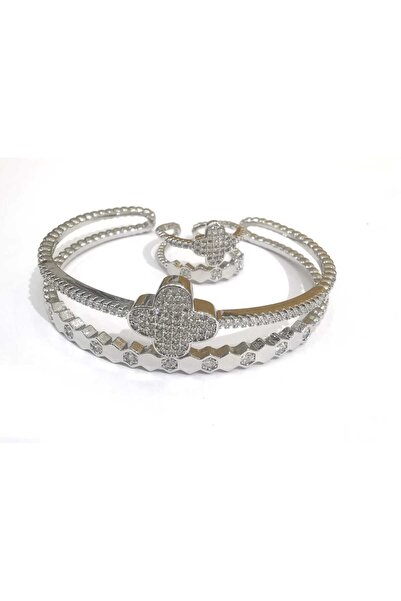 Glamour Galore Silver Bracelet with the Ring