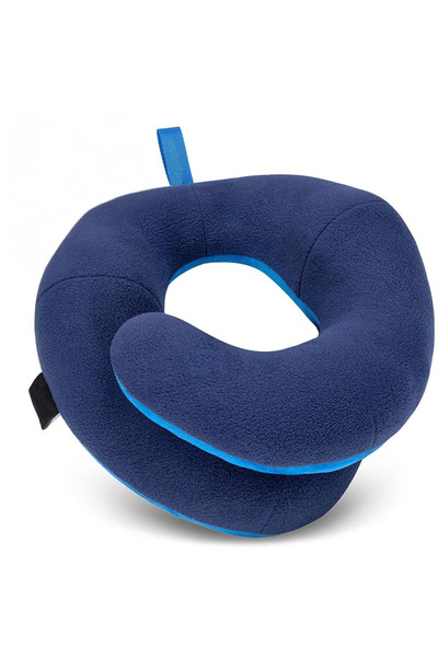 Adsera Perna ergonomica de calatorie pentru gat, Adsera, sustinere 360° pentr...