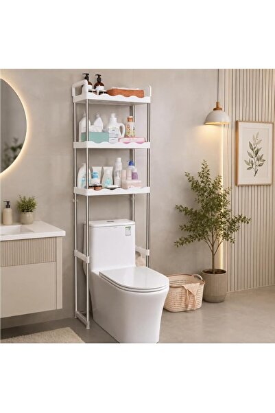 Generic 3 Tier Over The Toilet Storage Rack, Stainless Steel Bathroom Organiz...