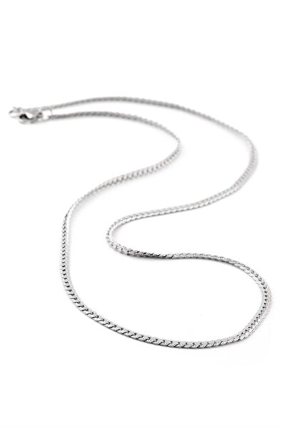 TASKUTU Men's Steel Necklace (60 cm) Silver