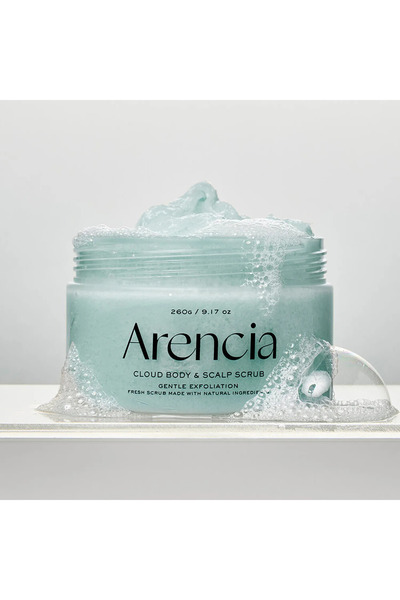 Arencia مقشر الجسم وفروة الرأس فريش كلاود (260 جرام)