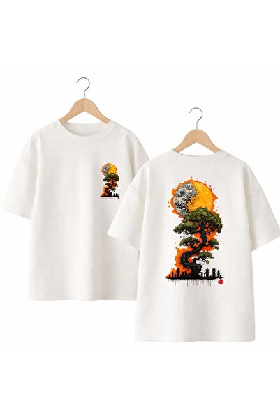 playwear Ivy Tree Moon Printed on the Back and Front Chest, 100% Cotton Overs...