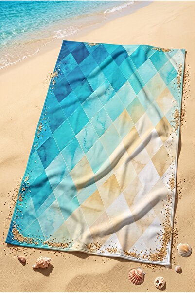 TOLLY PAW 75X150 cm Beach Towel Floral & Artistic Collection Premium Custom D...
