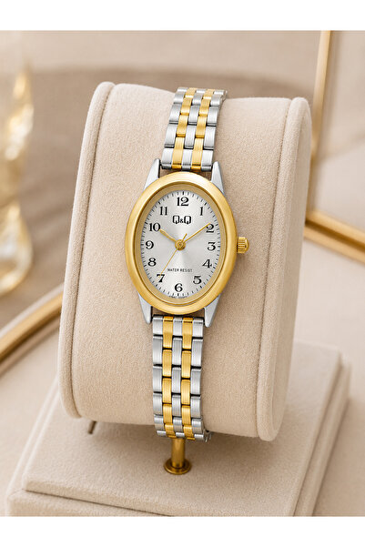 Q&Q Elegant Women's Wristwatch with a Stylish Minimalist Design and Gift Box