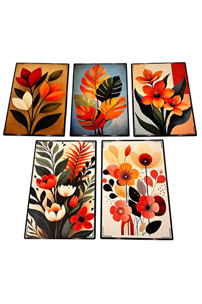 Modern Pastel 5’li Çiçek Set, 15 X 22.5 cm