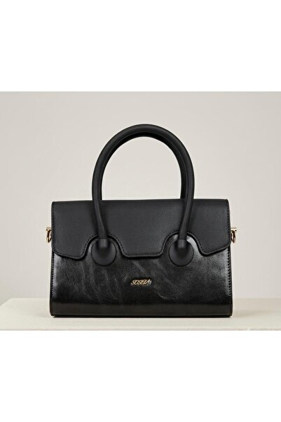 SOSELA 67-8144 Black Women's Hand & Shoulder Bag