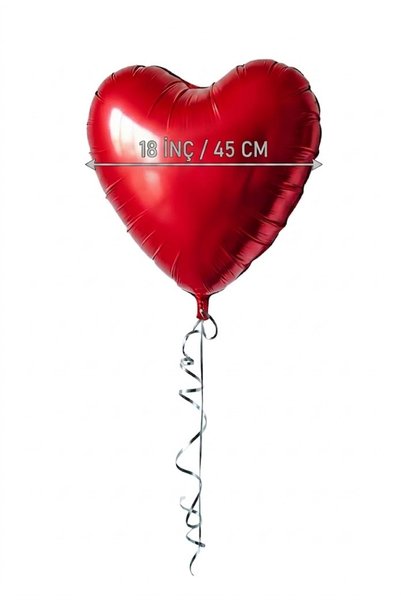 baloss fer 45 cm Red Heart Foil Balloon 1 Piece Birthday Party Valentine's Day Decor