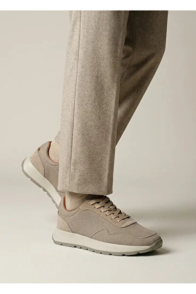 Vogel Tebes Bej Sneaker