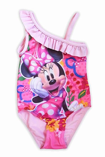 Disney Minnie Costum de baie întreg roz 3-8 ani cu croi simetric și fodru 80%...
