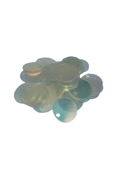 Bi hızlı Yarı Saydam Holografik Çanta Pulu, Süsleme Pulu ( 20 Gram ) 30 Mm 55...