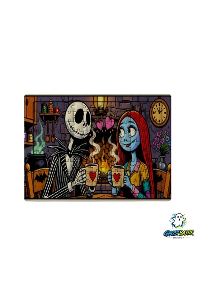 Ghostbastır Design لغز الرعب قبل عيد الميلاد المكون من 99 قطعة - لغز زخرفي لل...