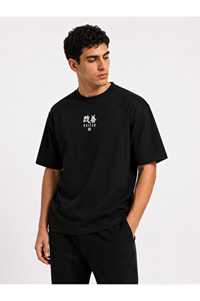 VEK Kaizen Printed T-Shirt Comfortable Fit 100% Cotton Minimal Unisex
