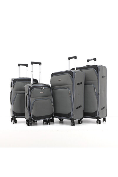 MELIFE 4 Piece Soft Luggage Set | 20", 24", 28", 32" | Lightweight Travel Tro...